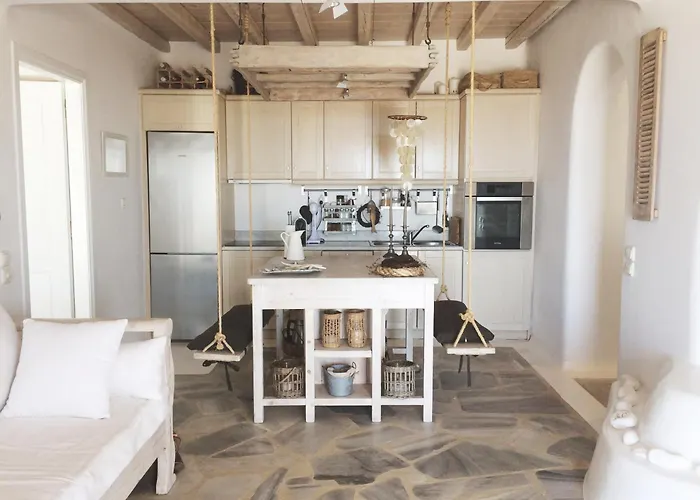 White Luxury With Amazing Seaview And Pool * 아기오스 스테파노스