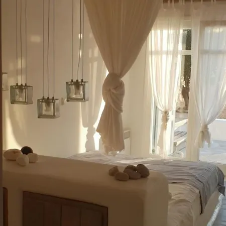 White Luxury With Amazing Seaview And Pool Agios Stefanos Avliotes